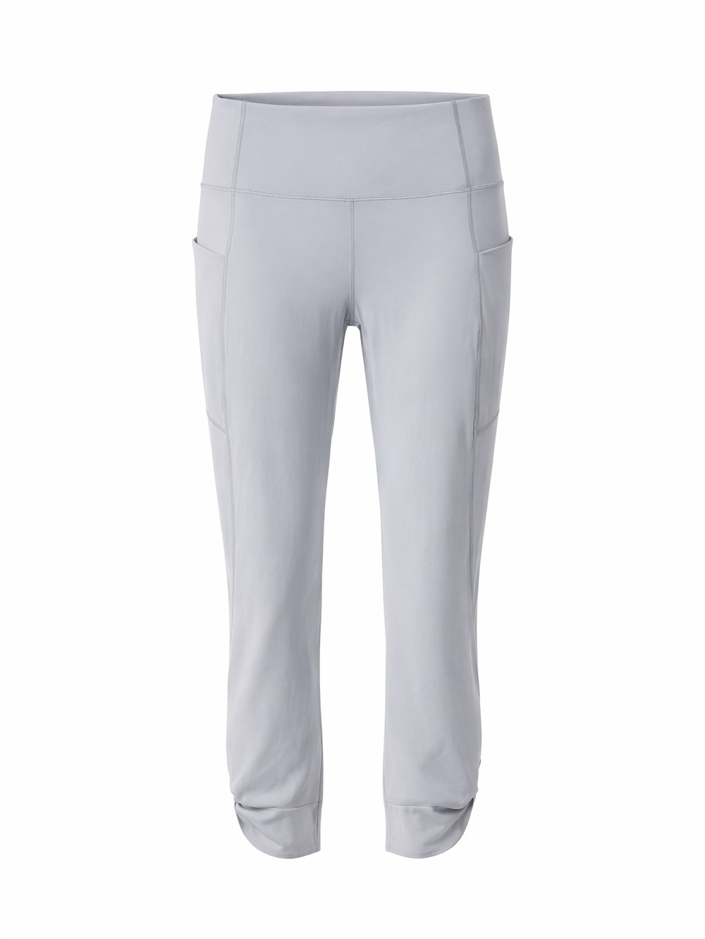Fabletics PureLuxe Leggings Light Gray Ankle Knot Women’s Medium